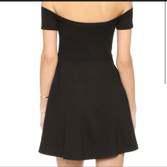 FREE PEOPLE Black Mambo Off Shoulder Mini Dress - Picture 3 of 6